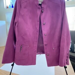 TanJay Women's Magenta Blazer